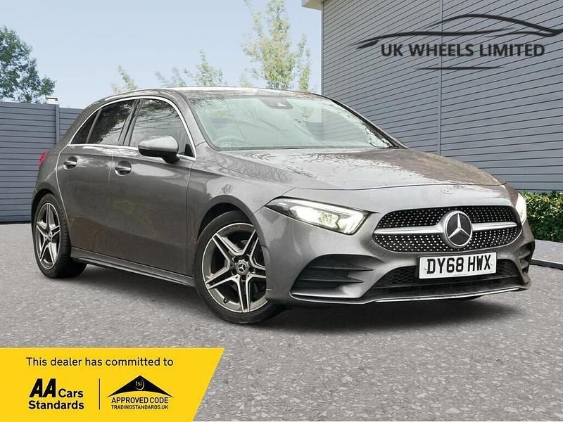 Grey Used 2018 Mercedes A200 AMG line Hatchback | £13,990 (Good price) - Image 1/3