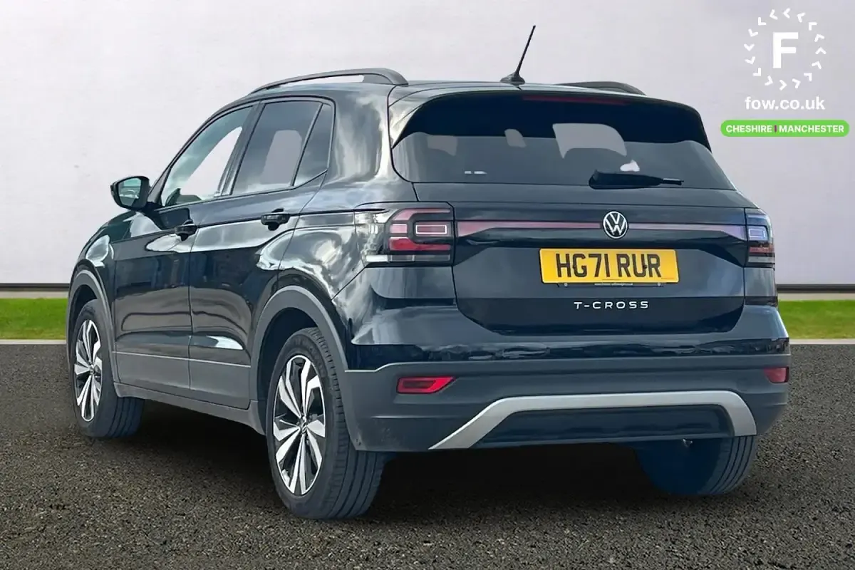 Used VW T-Cross Black Edition 110 HP (80 kW) 2022 Black SUV