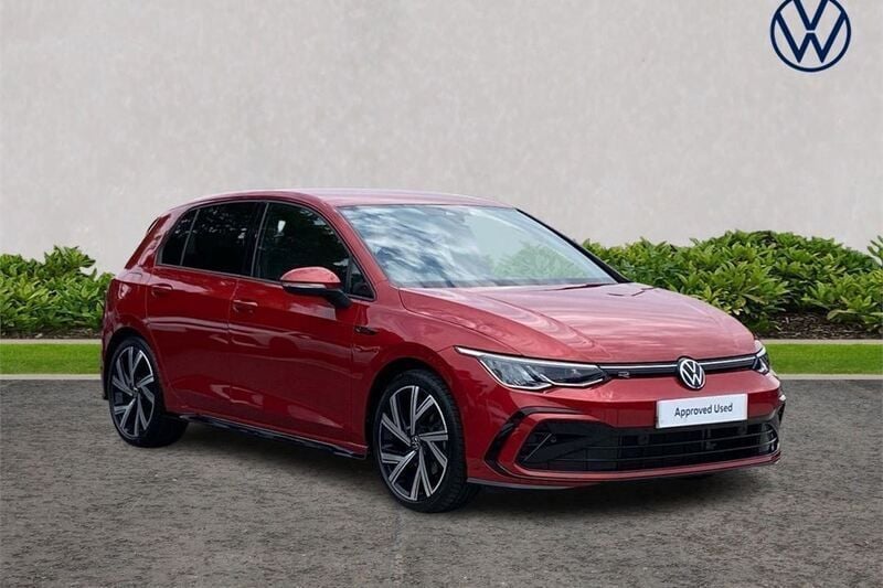 Red Used 2024 VW Golf VIII R-line Hatchback | £25,690 (Fair price) - Image 1/4