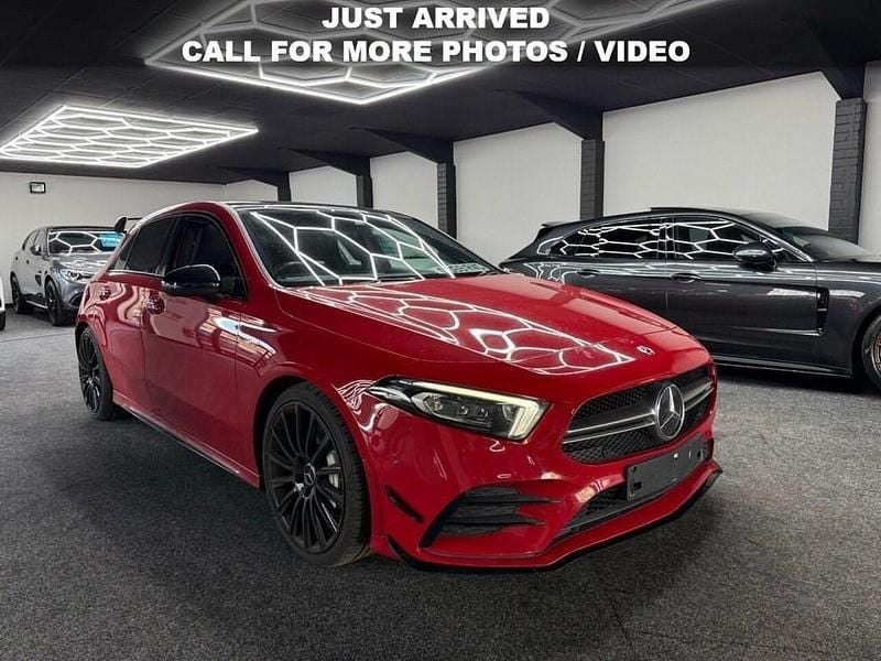 Red Used 2019 Mercedes A35 AMG Premium Plus Hatchback | £23,995 (Fair price) - Image 1/4