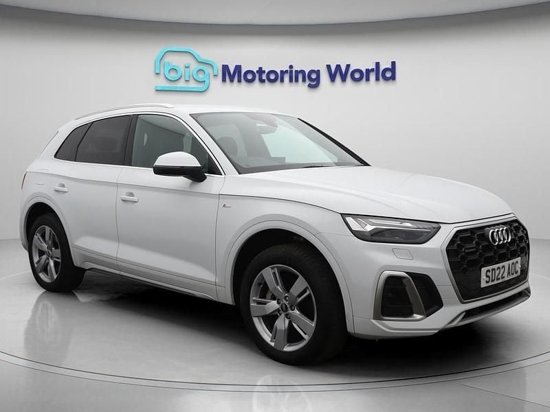 White Used 2022 Audi Q5 S-Line SUV | £27,600 (Super price) - Image 1/4