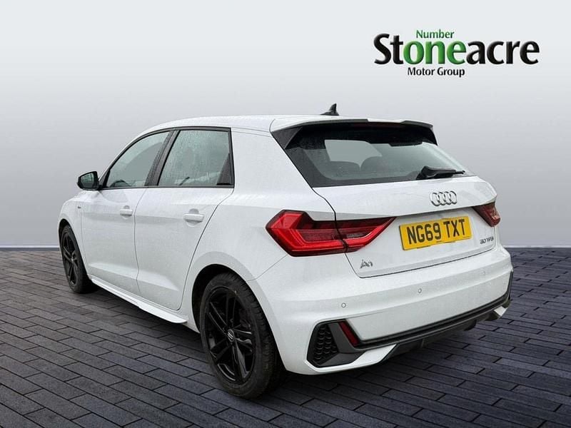 Used Audi A1 Sportback S-Line 116 HP (85 kW) 2020 White Hatchback