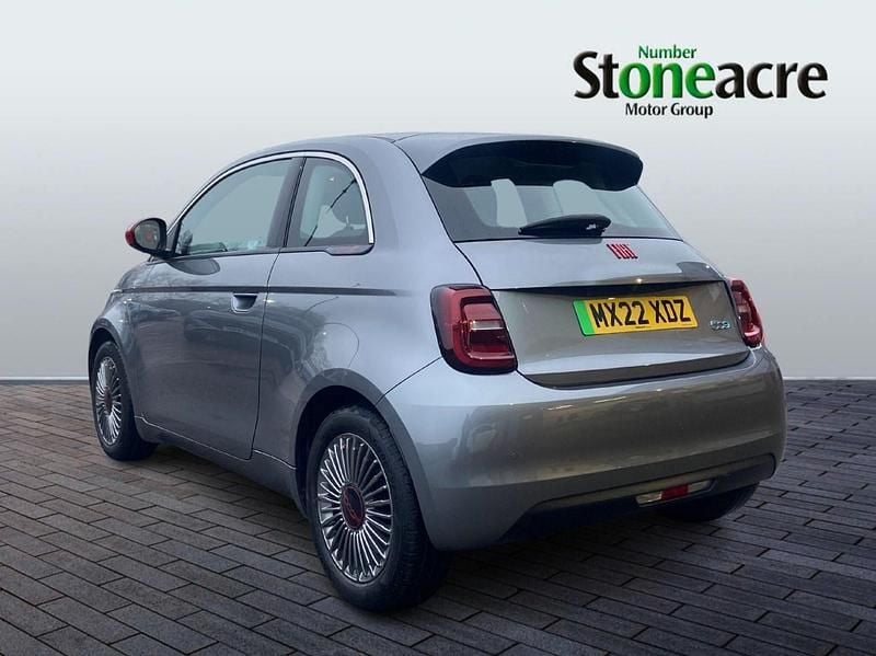 Used Fiat 500e Red 69 kW (95 HP) 2022 Grey Hatchback