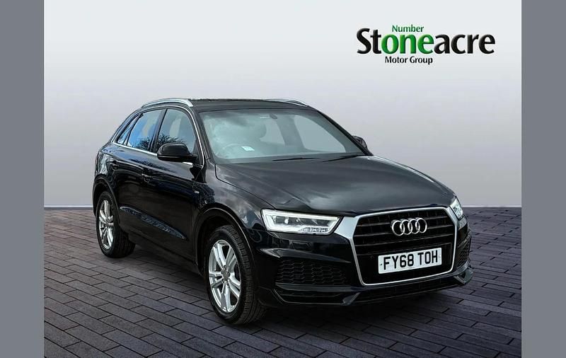Used Audi Q3 S-Line 150 HP (110 kW) 2018 Black SUV