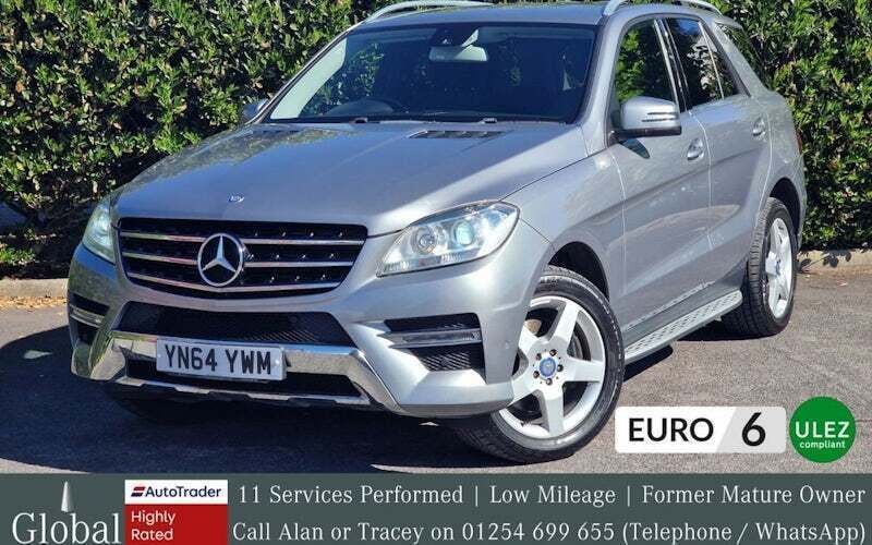 Silver Used 2014 Mercedes ML350 AMG SUV | £14,450 (Fair price) - Image 1/4