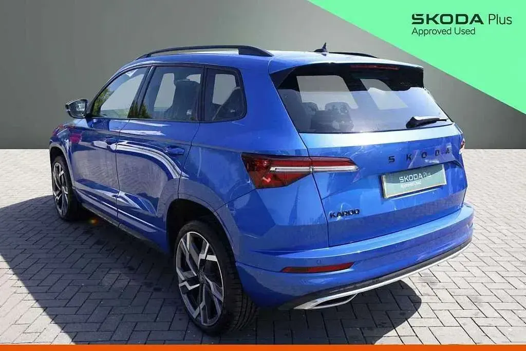 Used Skoda Karoq SportLine 150 HP (110 kW) 2025 Blue SUV