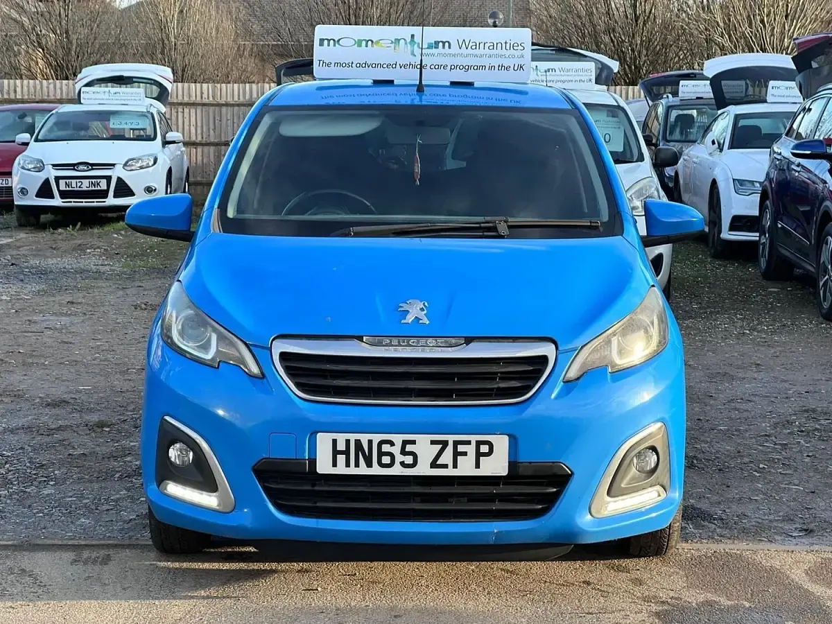 Used Peugeot 108 Allure 82 HP (60 kW) 2015 Blue Hatchback
