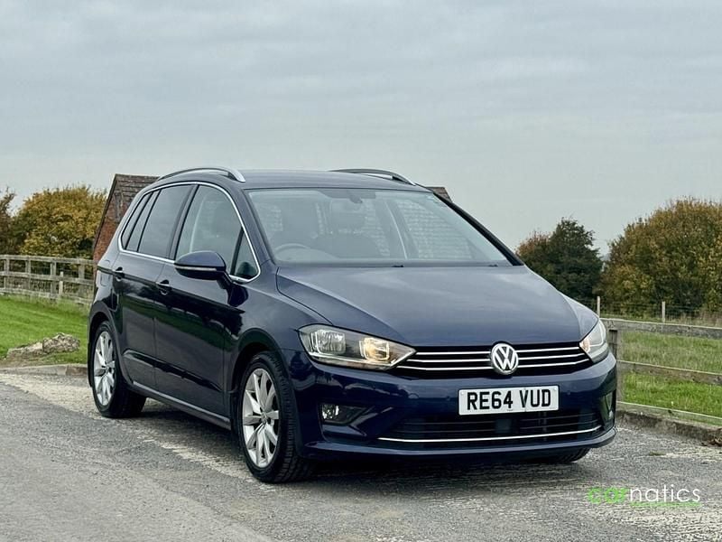 Blue Used 2014 VW Golf Sportsvan GT MPV | £10,850 (Fair price) - Image 1/4