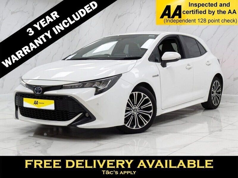 White Used 2019 Toyota Corolla Design Hatchback | £13,295 (A bit pricey) - Image 1/2