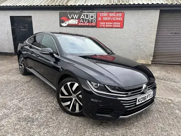 Used VW Arteon R-line 190 HP (139 kW) 2018 Black Hatchback