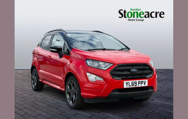 Red Used 2020 Ford Ecosport ST-Line SUV | £10,473 (Fair price) - Image 1/4