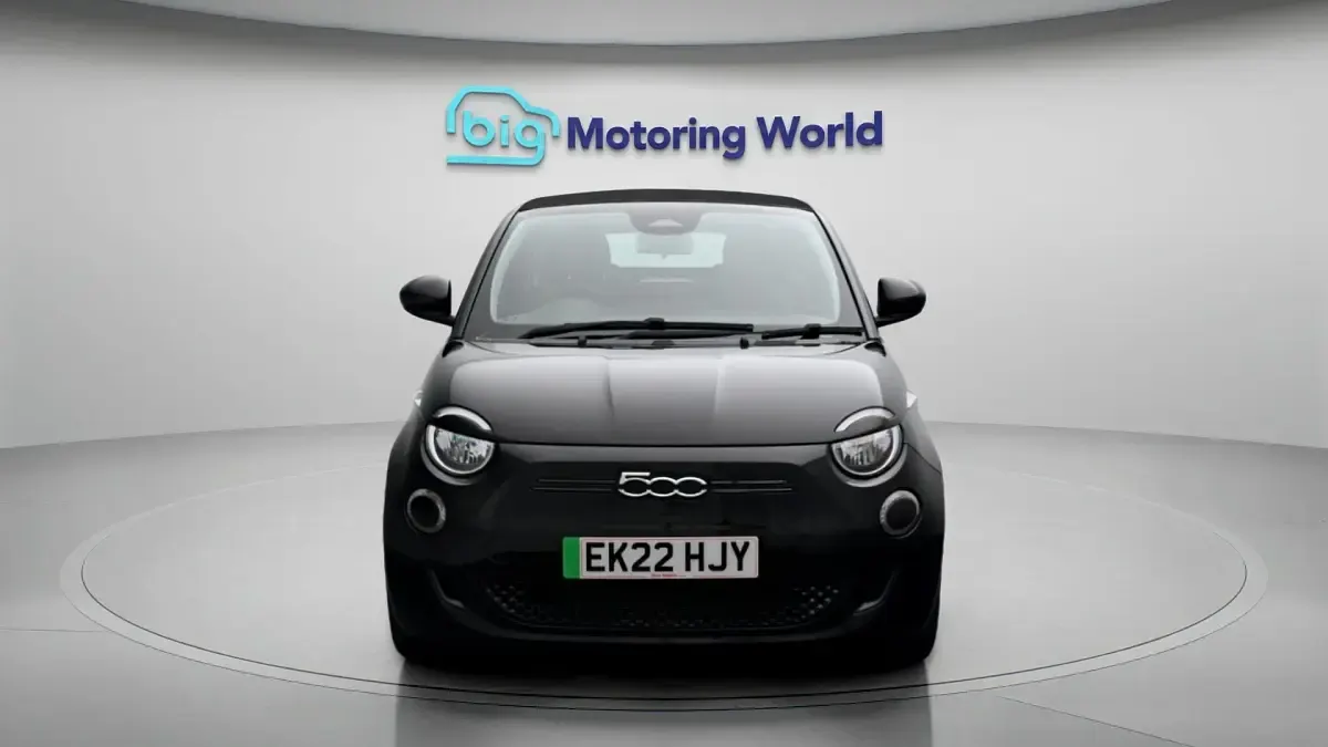 Used Fiat 500e Icon 86 kW (118 HP) 2022 Black Cabriolet