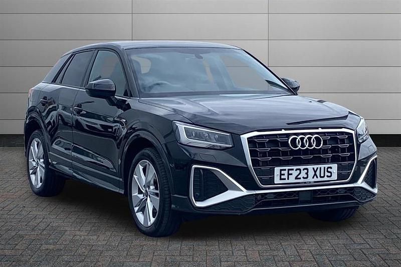 Used Audi Q2 S-Line 150 HP (110 kW) 2023 Mythos black SUV