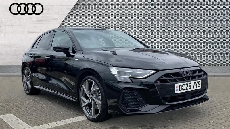 Used Audi A3 Black Edition 150 HP (110 kW) 2025 Black Hatchback