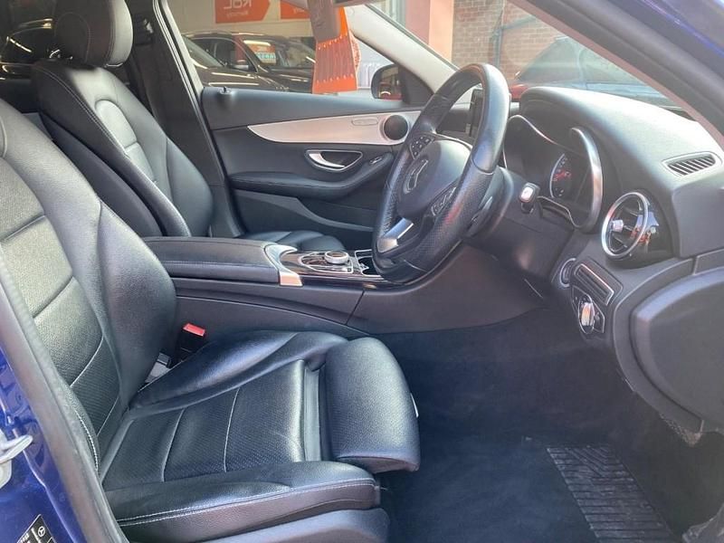 Used Mercedes C200 2017 Blue Sedan