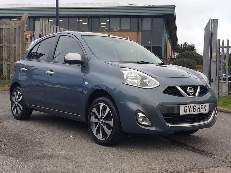 Begagnad Nissan Micra N-TEC 80 HK (58 kW) 2016 Grå Halvkombi