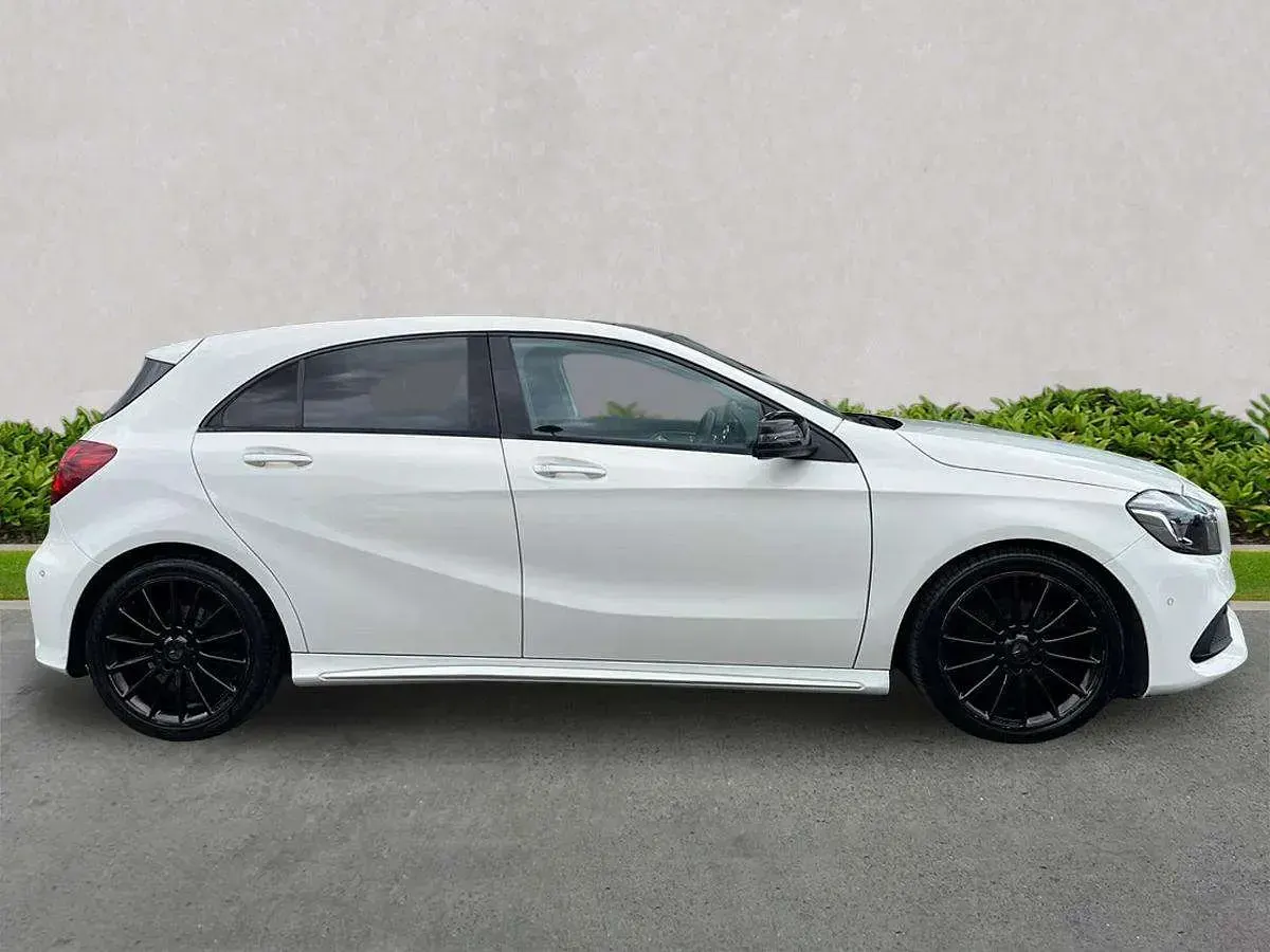 Used Mercedes A180 AMG Line Premium Plus 2017 White Hatchback