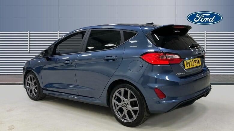 Used Ford Fiesta ST-Line 123 HP (90 kW) 2022 Blue Hatchback