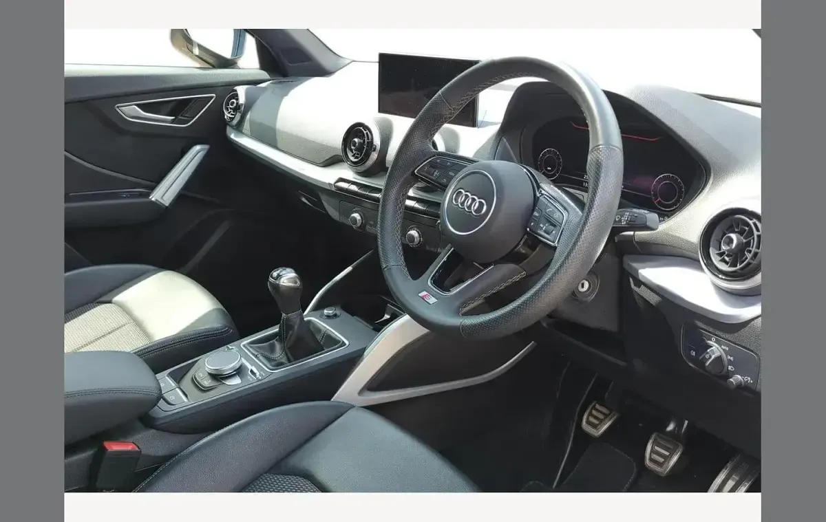 Used Audi Q2 S-Line 150 HP (110 kW) 2023 Mythos black SUV