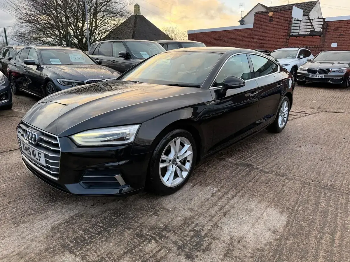 Begagnad Audi A5 Sportback Sport 190 HK (139 kW) 2018 Svart Halvkombi