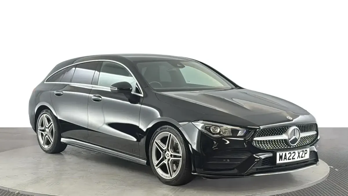 Used Mercedes CLA200 Shooting Brake AMG line 163 HP (119 kW) 2022 Black Estate