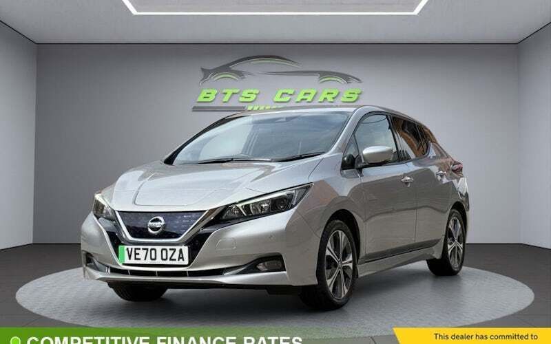 Silver Used 2020 Nissan Leaf N-Connecta Hatchback | £8,485 (Good price) - Image 1/4