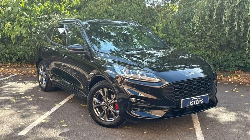 Metallic agathe black Used 2020 Ford Kuga ST-Line SUV | £18,450 (Fair price) - Image 1/4