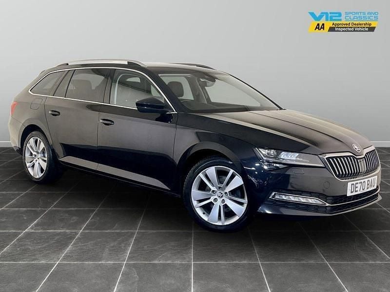 Black Used 2021 Skoda Superb SE L Estate | £14,595 (Good price) - Image 1/2