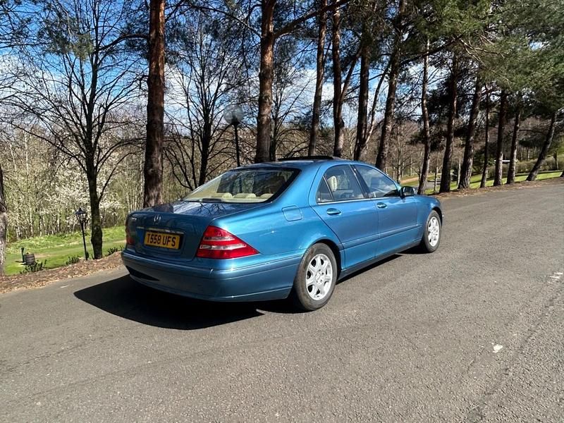 Used Mercedes S320 1999 Blue Sedan