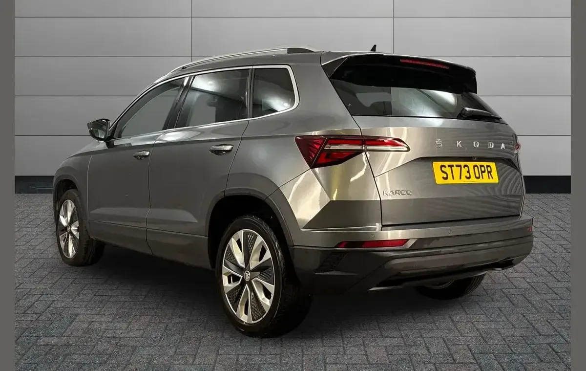 Used Skoda Karoq SE L 150 HP (110 kW) 2023 Graphite grey metallic SUV