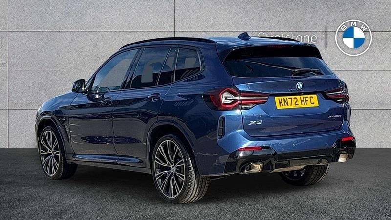 Used BMW X3 M Sport 187 HP (137 kW) 2022 Blue SUV