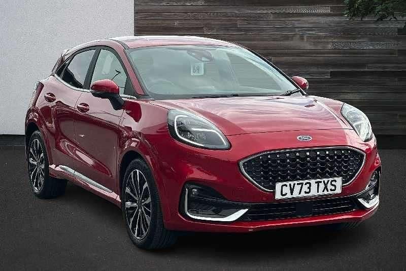 Red Used 2023 Ford Puma ST-Line SUV | £20,731 (Fair price) - Image 1/4