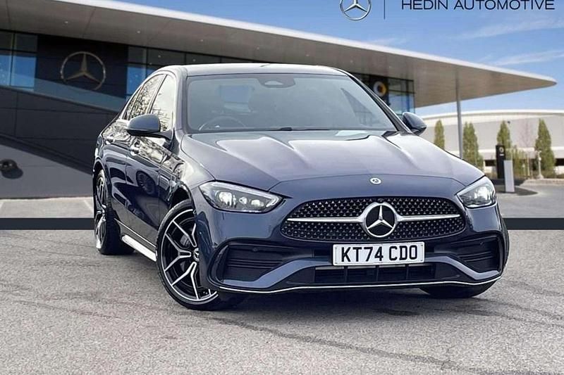 Used Mercedes C220 AMG Line Premium Plus 200 HP (147 kW) 2025 Blue Sedan
