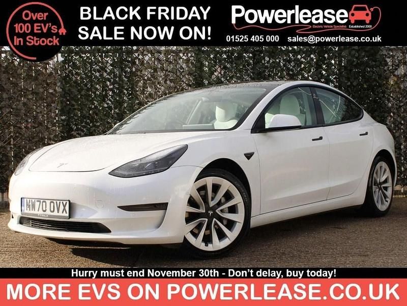 White Used 2020 Tesla Model 3 Sedan | £17,489 (Good price) - Image 1/4