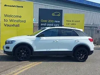 Used VW T-Roc Black Edition 150 HP (110 kW) 2021 White SUV