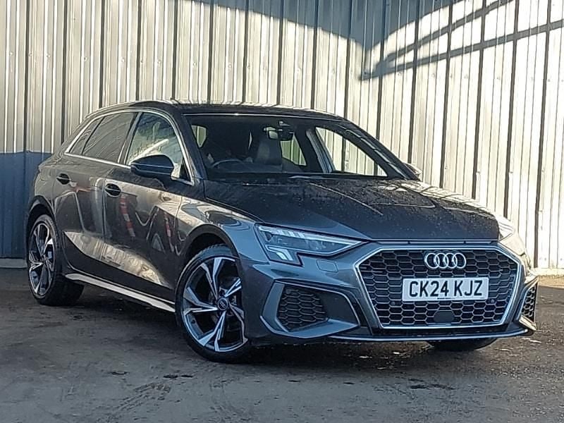 Grey Used 2024 Audi A3 S-Line Hatchback | £20,698 (Fair price) - Image 1/4