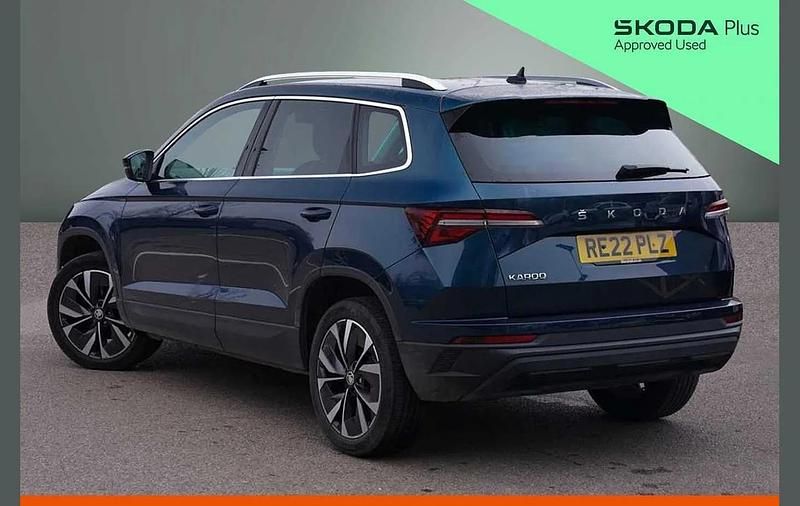 Used Skoda Karoq SE L 147 HP (108 kW) 2022 Blue SUV