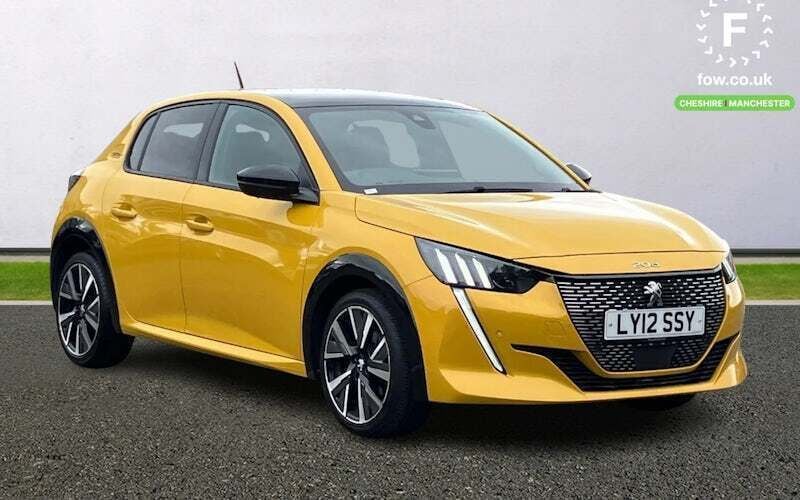 Yellow Used 2020 Peugeot 208 GT-line Hatchback | £13,099 (Fair price) - Image 1/4