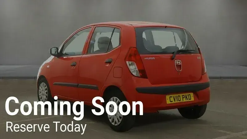 Used Hyundai i10 Classic 77 HP (56 kW) 2010 Red Hatchback