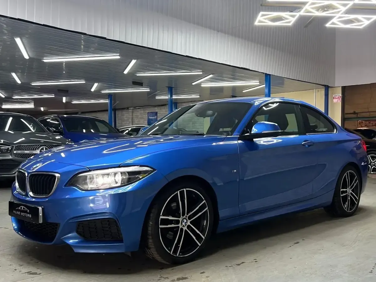Begagnad BMW 218 M Sport 2021 Blå Sportkupé