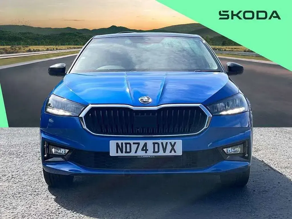 Used Skoda Fabia Design Edition 95 HP (69 kW) 2024 Blue Hatchback