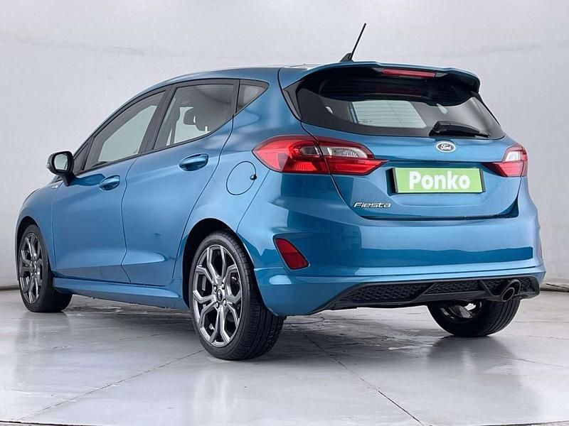 Used Ford Fiesta ST-Line 125 HP (91 kW) 2019 Blue Hatchback