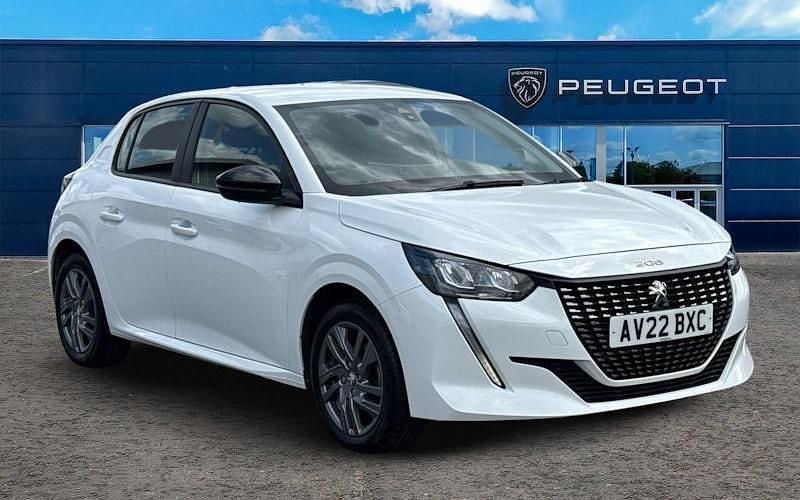 White Used 2022 Peugeot 208 Active Premium Hatchback | £12,495 (Fair price) - Image 1/4