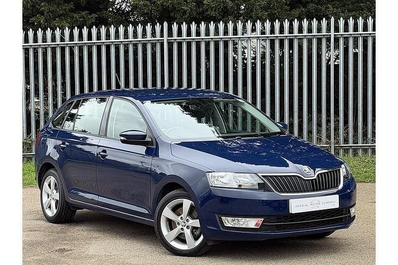 Used Skoda Rapid SE 110 HP (80 kW) 2016 Blue Hatchback