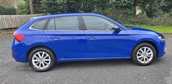 Used Skoda Scala SE Technology 110 HP (80 kW) 2023 Blue Hatchback