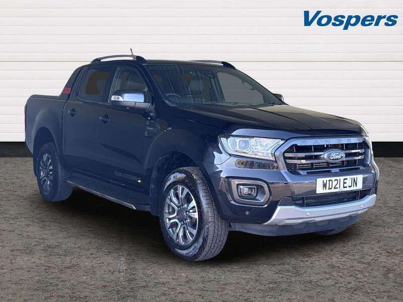 Black Used 2021 Ford Ranger Wildtrack Pickup | £22,194 (A bit pricey) - Image 1/3