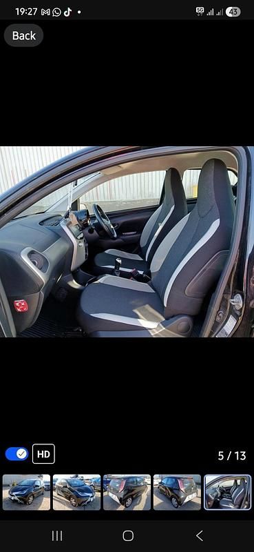 Used Toyota Aygo X-play 2016 Black Hatchback