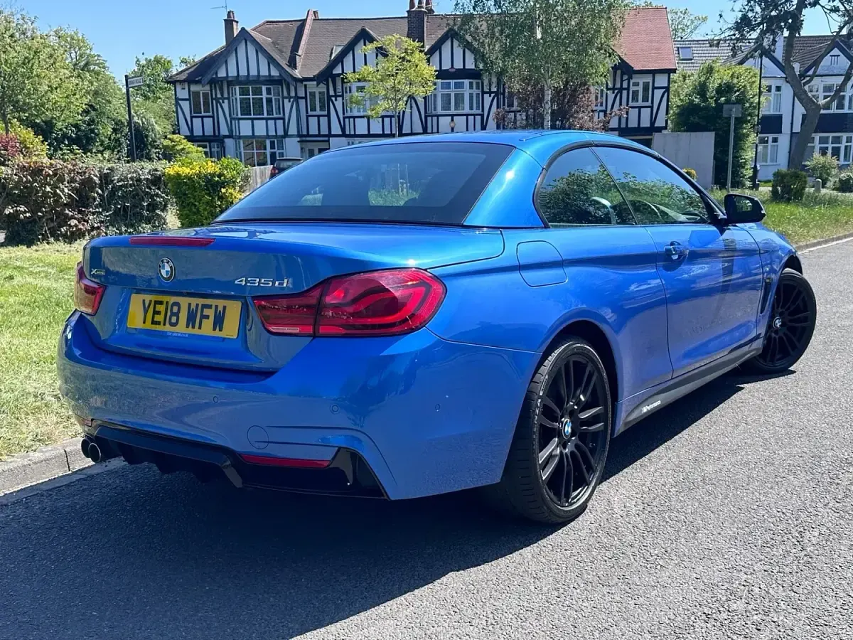 Used BMW 435 M Sport 2018 Blue Cabriolet