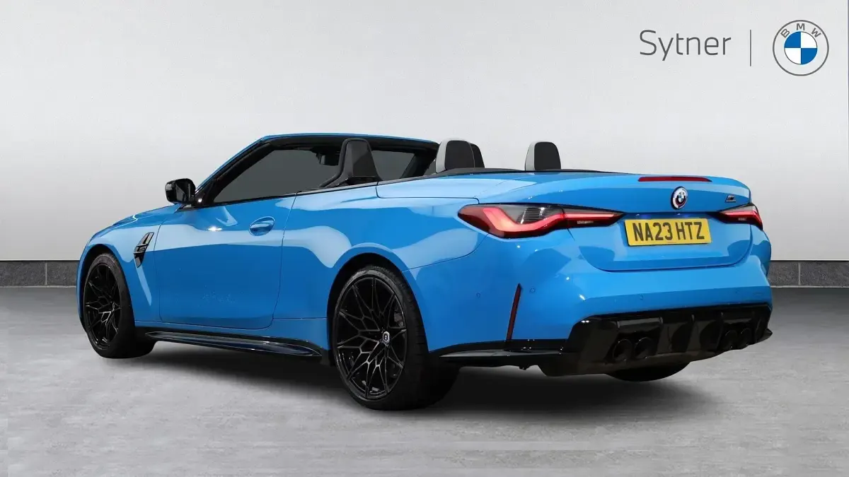 Used BMW M4 Competition Edition 503 HP (369 kW) 2023 Blue Cabriolet