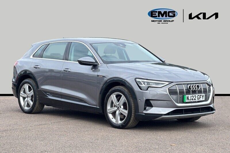 Grey Used 2022 Audi e-tron Design SUV | £21,995 (Fair price) - Image 1/3